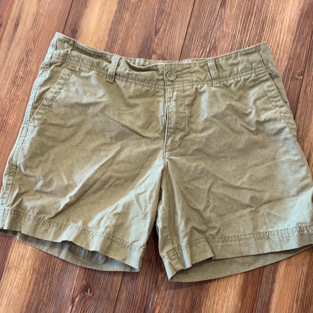 Olive green shorts